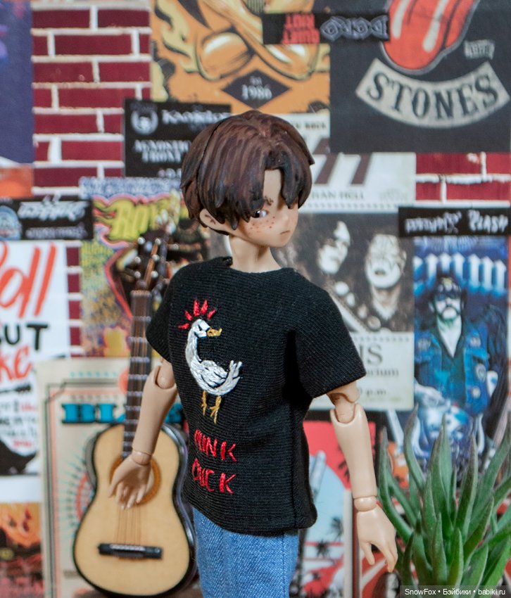 Футболка "Punk Duck" с вышивкой для сицилийских псов,близнецов,Милим, come4arts (фото 3)