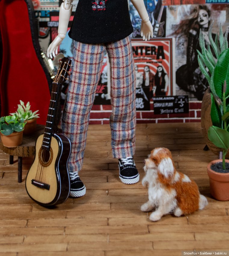 Брюки для кукол сицилийские псы,бжд,мжд (фото 3)