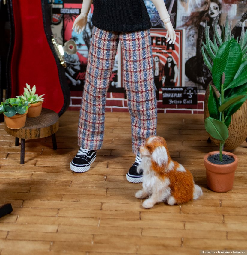 Брюки для кукол сицилийские псы,бжд,мжд