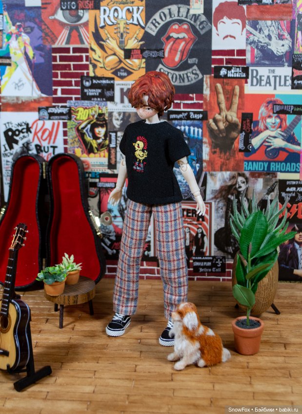 Брюки для кукол сицилийские псы,бжд,мжд (фото 2)