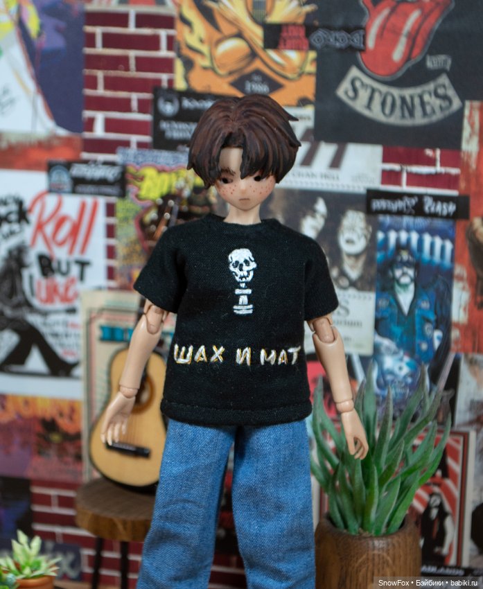 Футболка "Шах и мат" с вышивкой для сицилийских псов,близнецов,Милим, come4arts (фото 2)