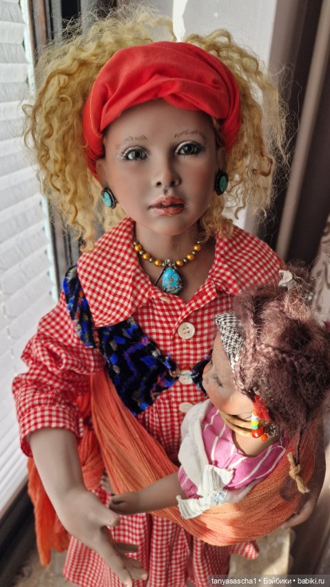 Фарфоровая кукла Cindy Koch Unikat OOAK (фото 2)