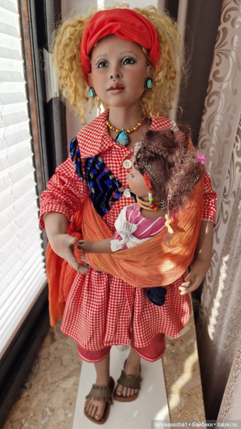 Фарфоровая кукла Cindy Koch Unikat OOAK (фото 4)