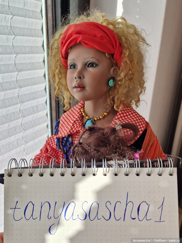 Фарфоровая кукла Cindy Koch Unikat OOAK (фото 5)