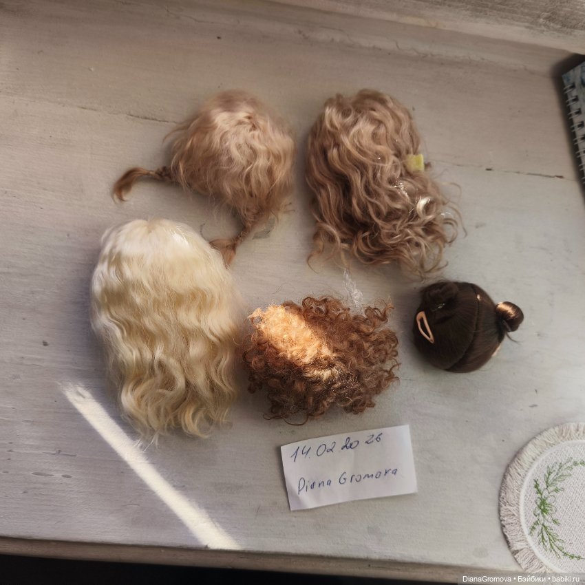 Парики размер 5-6 — Парики для BJD (фото 6)