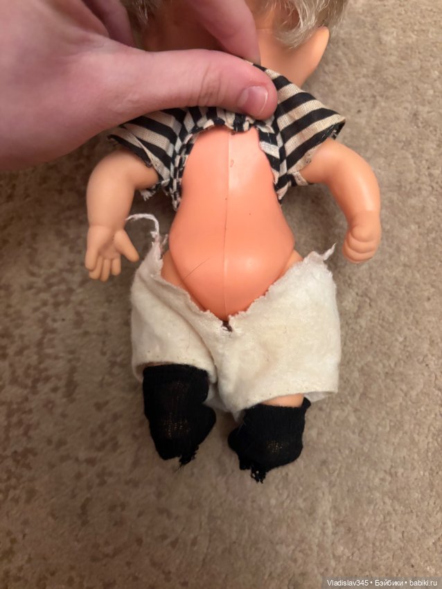 Винтажный сердитый малыш — Винтажные куклы и игрушки детства (фото 7)