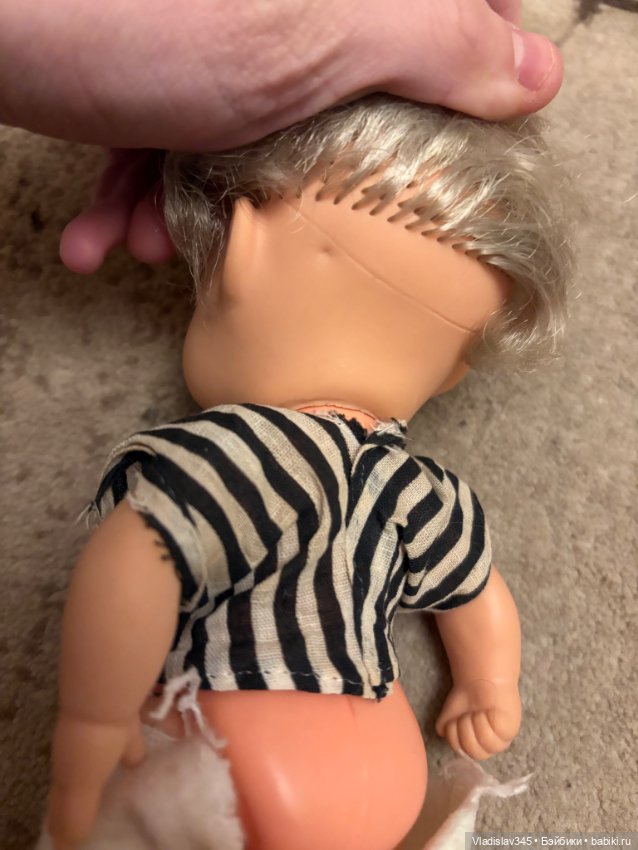 Винтажный сердитый малыш — Винтажные куклы и игрушки детства (фото 6)