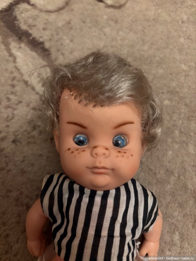 Винтажный сердитый малыш — Винтажные куклы и игрушки детства (фото 2)