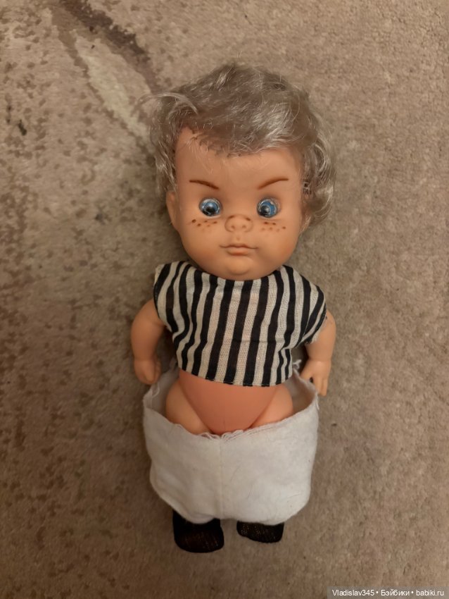 Винтажный сердитый малыш — Винтажные куклы и игрушки детства