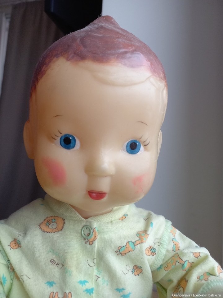 Кукла пупс Димка с хохолком