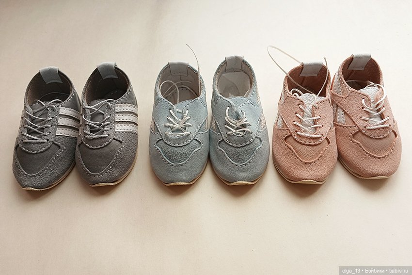 Кроссовки из натуральной кожи и замши для Gotz (фото 7)