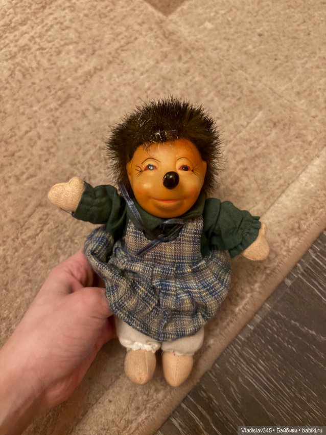 Ежик винтаж — Винтажные куклы и игрушки детства