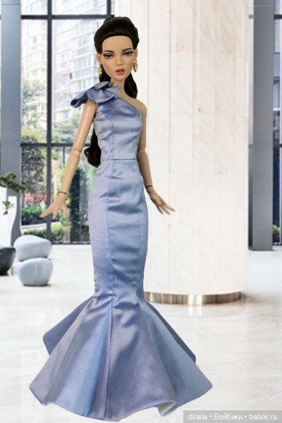 Выкройка PDF в натуральную величину / вечернее платье для куклы Deja Vu Тоннер 40 см (фото 4)