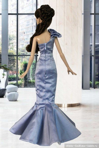Выкройка PDF в натуральную величину / вечернее платье для куклы Deja Vu Тоннер 40 см (фото 5)