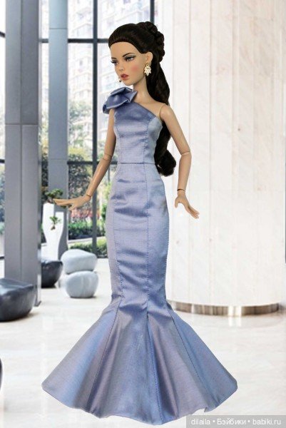 Выкройка PDF в натуральную величину / вечернее платье для куклы Deja Vu Тоннер 40 см (фото 3)