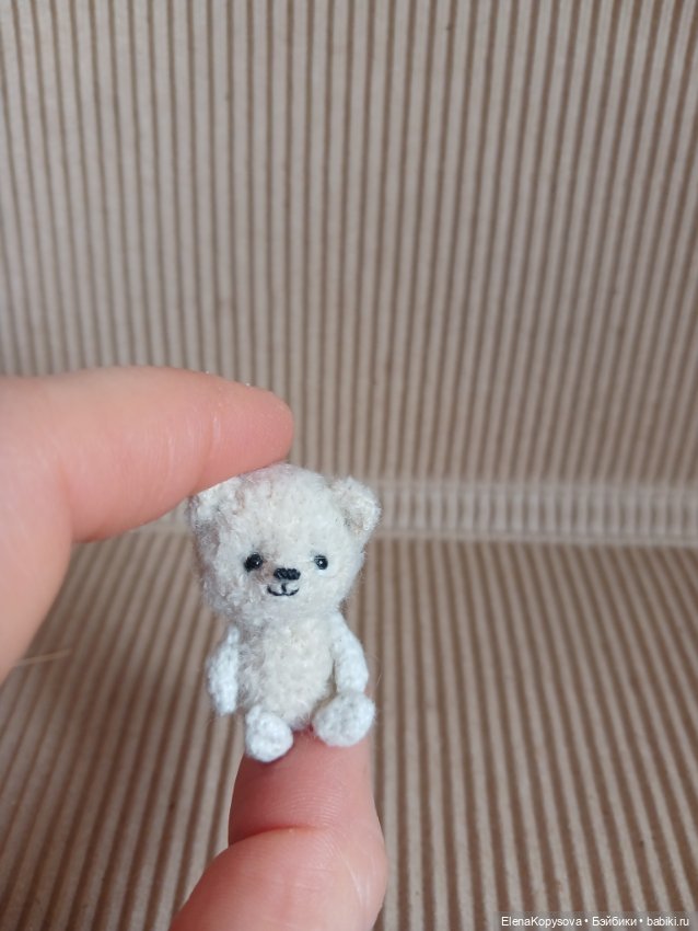 Вязанная миниатюра звери — Авторские игрушки (фото 2)