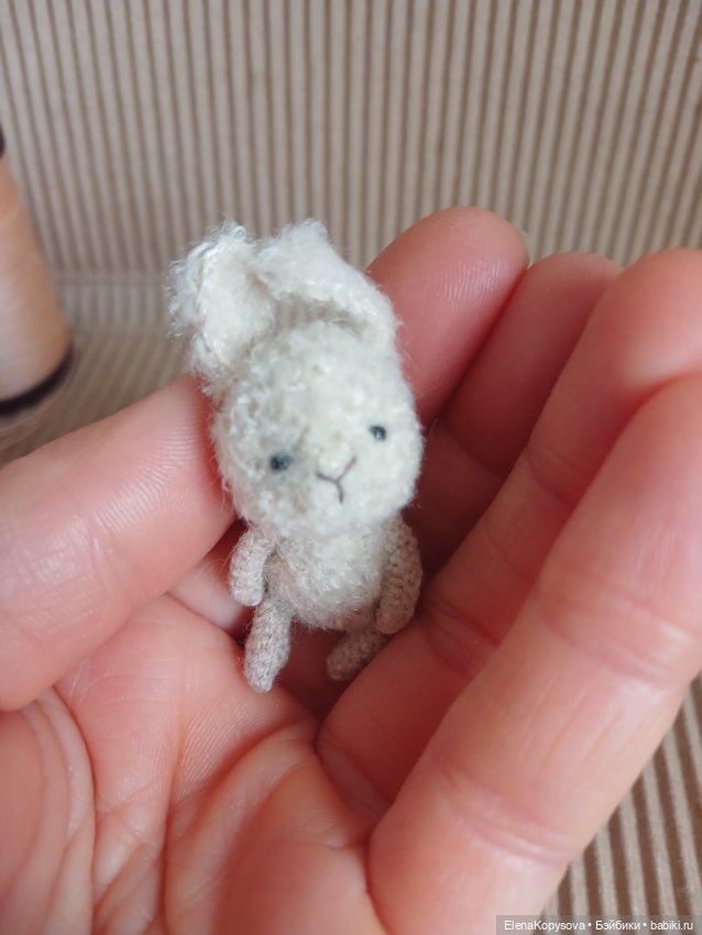 Вязанная миниатюра звери — Авторские игрушки (фото 4)