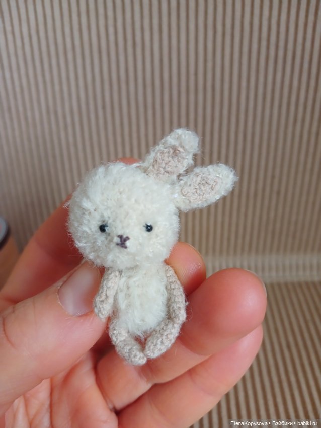 Вязанная миниатюра звери — Авторские игрушки (фото 3)