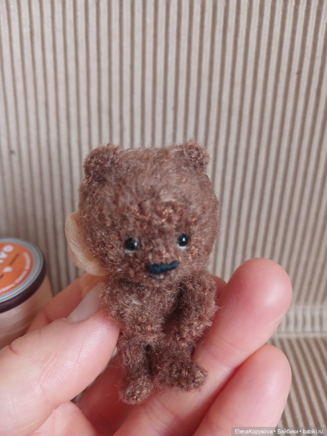 Вязанная миниатюра звери — Авторские игрушки