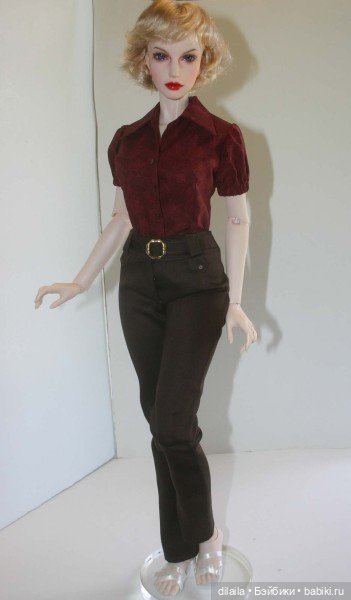 Выкройка PDF в натуральную величину / блузка и брюки для куклы Иплхаус 1/3 EID BJD 65 см (фото 5)