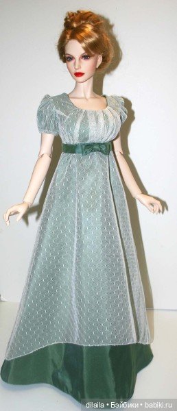 Выкройка PDF в натуральную величину / платье эпохи регентства для куклы Иплхаус 1/3 EID BJD 65 см (фото 3)