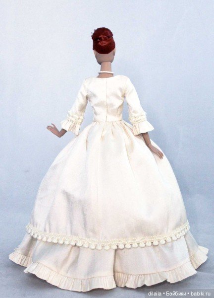 Выкройка PDF в натуральную величину / платье в викторианском стиле для куклы Integrity Поппи Паркер (фото 5)