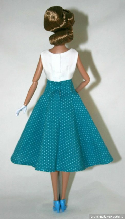 Выкройка PDF в натуральную величину / платье и жакет в стиле 1950-х для куклы Integrity Поппи Паркер (фото 3)