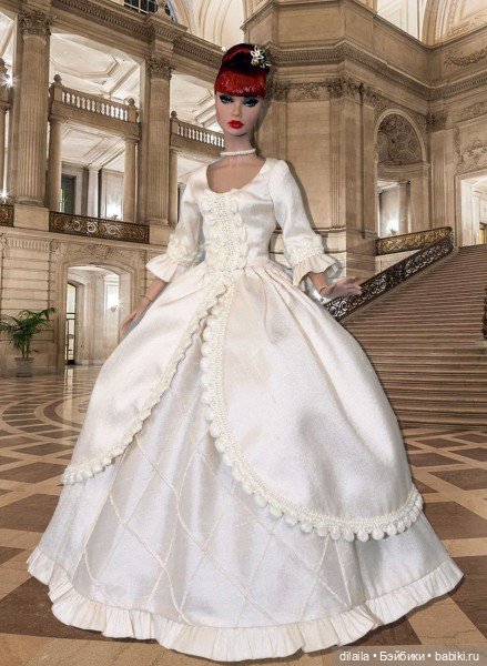 Выкройка PDF в натуральную величину / платье в викторианском стиле для куклы Integrity Поппи Паркер (фото 2)