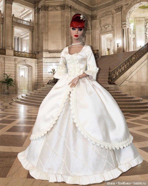 Выкройка PDF в натуральную величину / платье в викторианском стиле для куклы Integrity Поппи Паркер (фото 3)