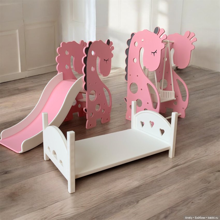 Горка для кукол Жираф — Кукольная мебель (фото 5)