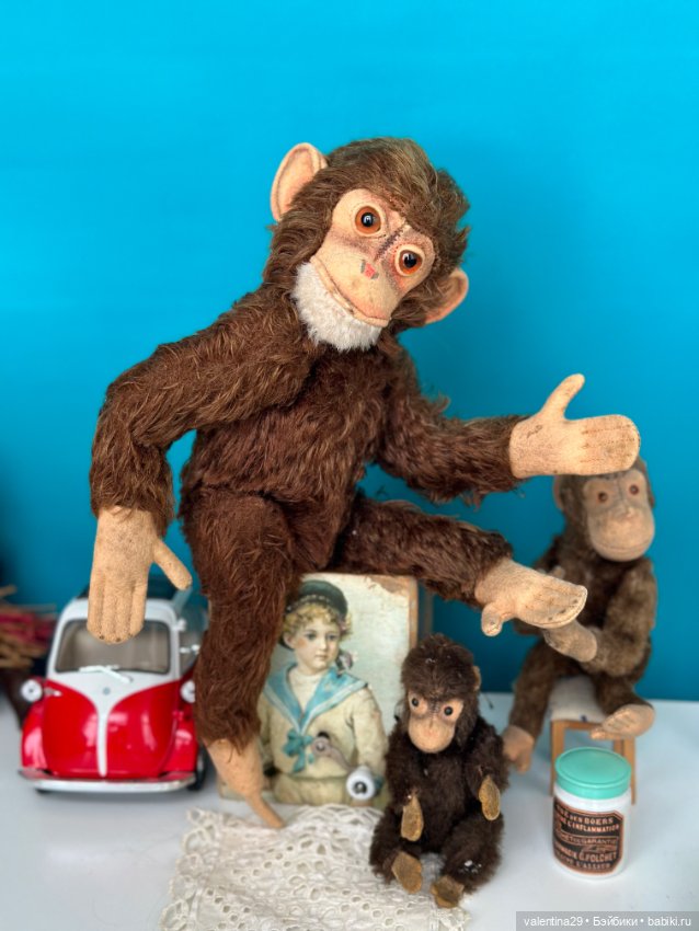 Винтажная Немецкая Обезьянка Штайфф (фото 2)