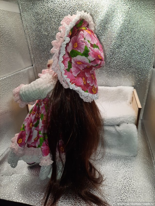 Девочка с зайчиком — Авторские куклы (фото 5)