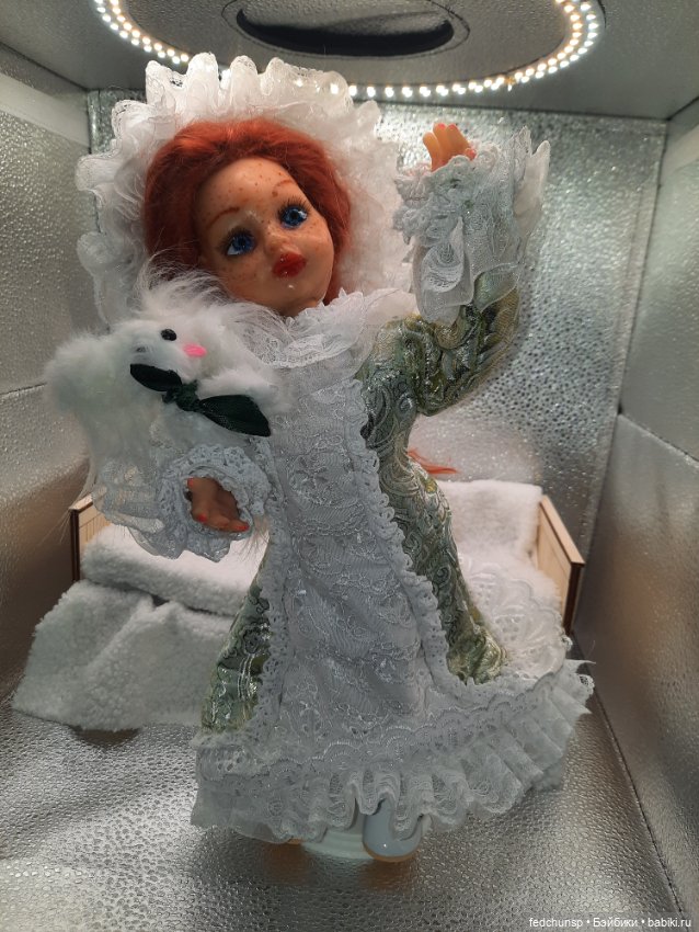 Дама с собачкой — Авторские куклы (фото 5)