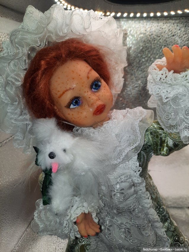 Дама с собачкой — Авторские куклы (фото 7)