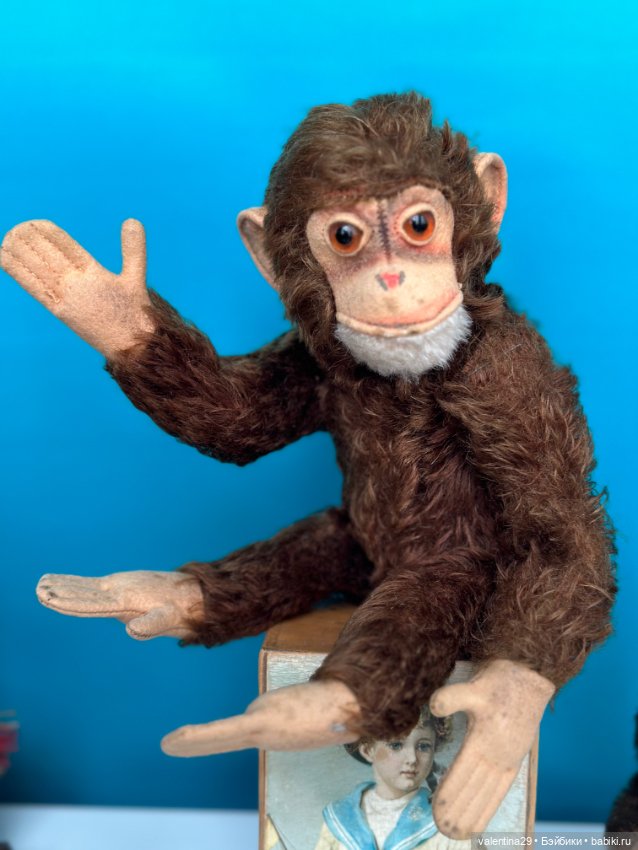 Винтажная Немецкая Обезьянка Штайфф (фото 6)