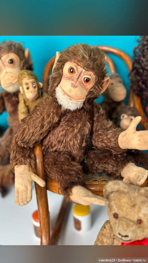 Винтажная Немецкая Обезьянка Штайфф (фото 5)