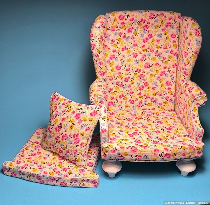 Кукольное кресло масштаб 1:6 (фото 7)