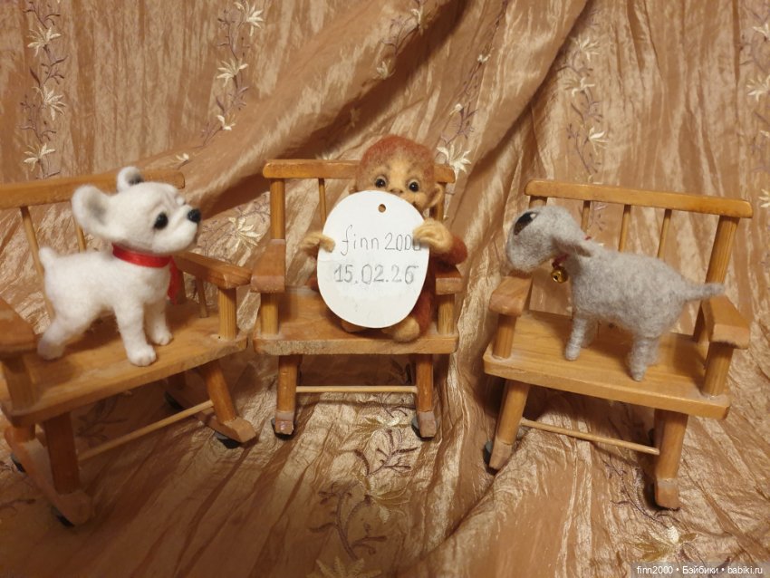 Валяные зверушки — Авторские игрушки (фото 8)