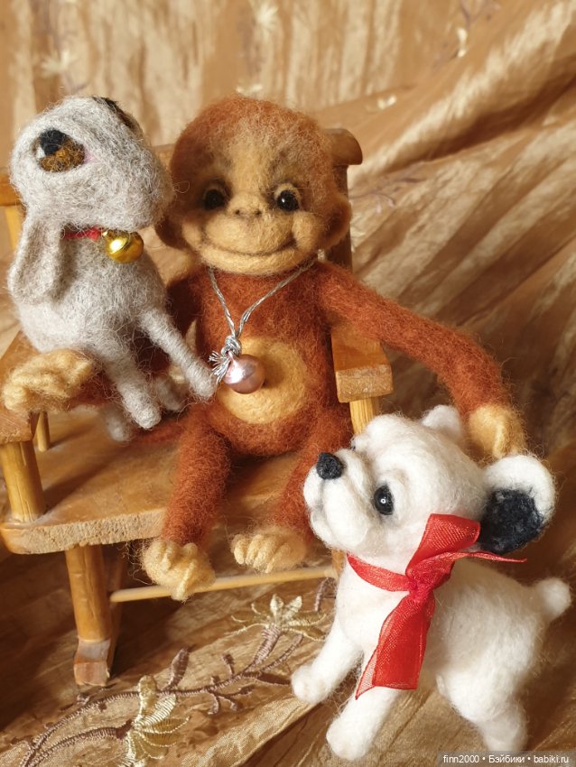 Валяные зверушки — Авторские игрушки