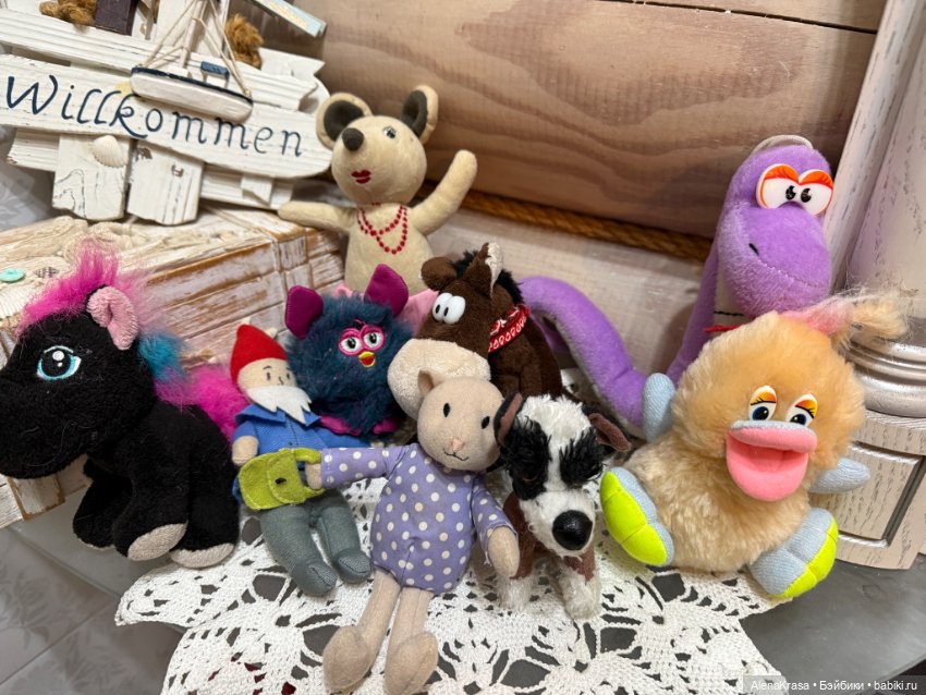 Игрушки мягкие маленькие для детей и кукол