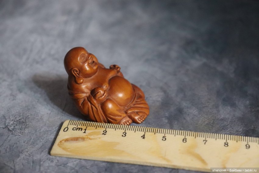 Нэцкэ "Прекрасный Хотей". Винтаж, 50+лет (фото 5)