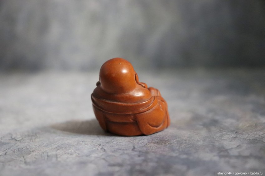 Нэцкэ "Прекрасный Хотей". Винтаж, 50+лет (фото 4)