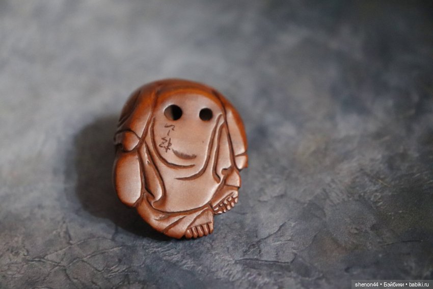 Нэцкэ "Прекрасный Хотей". Винтаж, 50+лет (фото 3)