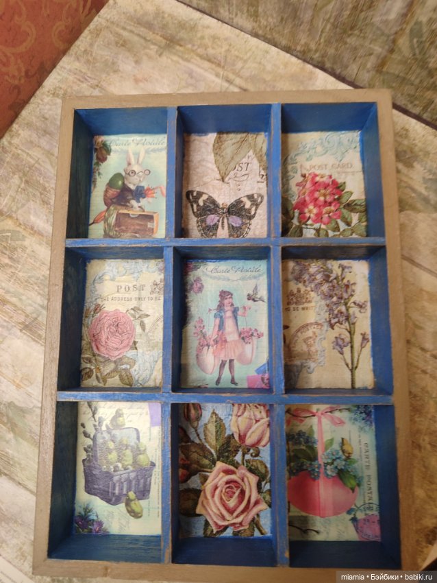 Стеллаж для миниатюры в кукольный интерьер