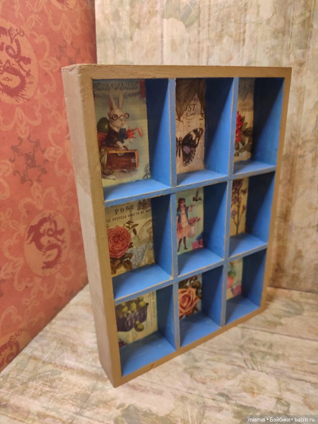 Стеллаж для миниатюры в кукольный интерьер (фото 6)