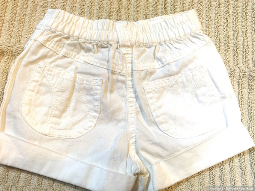 Джинсовые шортики на кукол 60-70 см 2 штуки одним лотом (фото 2)
