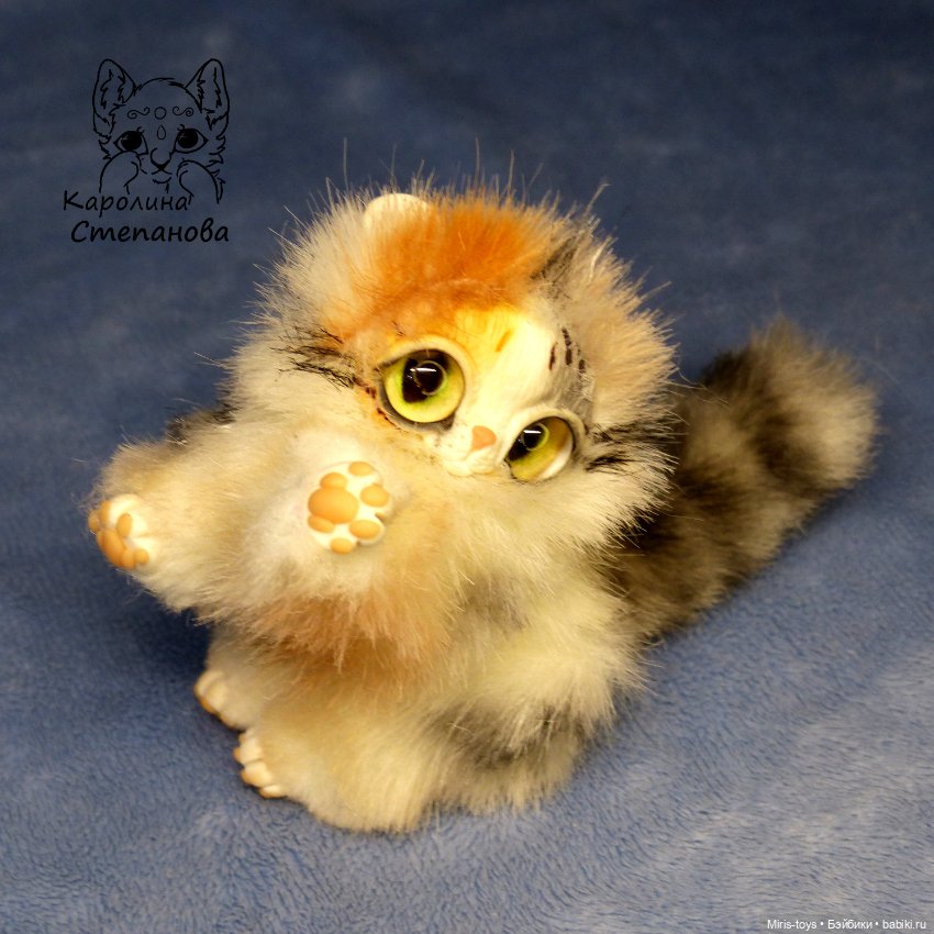 Котенок Керла — Авторские игрушки (фото 6)