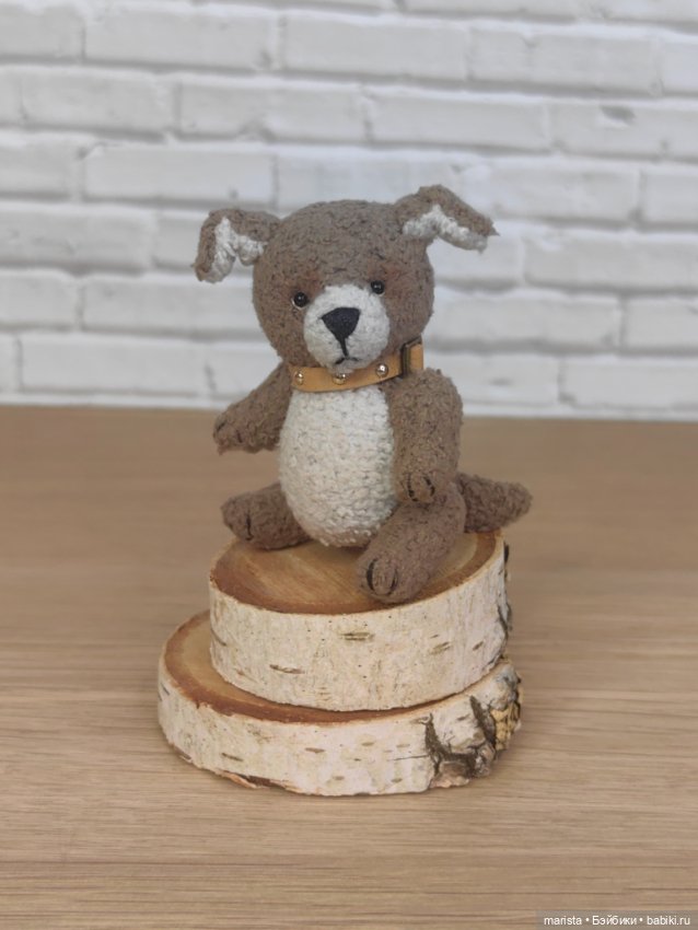 Кудрявый щенок — Авторские игрушки (фото 4)