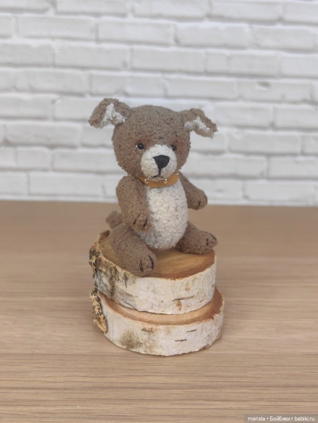 Кудрявый щенок — Авторские игрушки (фото 3)