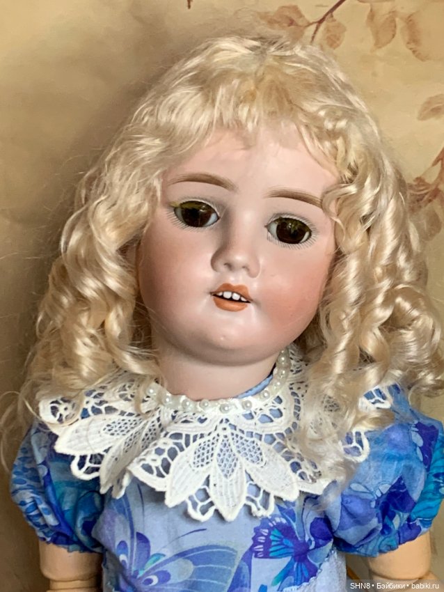 Парик из козочки для антикварной куклы 29-31 см